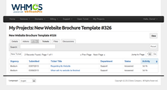 wbTeamPro Client Default Ticket List View wbTeamPro Client Default Ticket List View