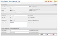 wbTeamPro Example Plugin wbTeamPro Example Plugin